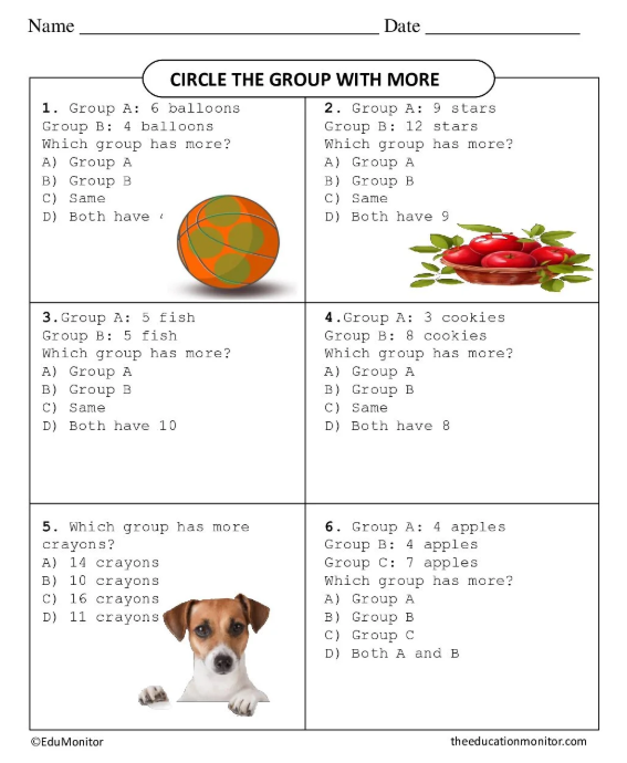2026-10-22 114928 Grade Six Math Circle The Group With More - EduMonitor Worksheet.